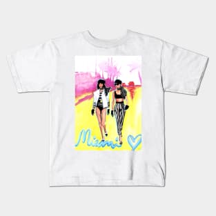 Miami Beach Kids T-Shirt